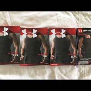 UnderArmour men’s black tank 3xl 4-pack